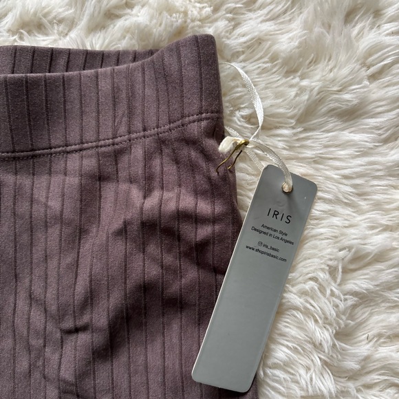 Iris Chocolate Ribbed Matching Set - Picture 2 of 10